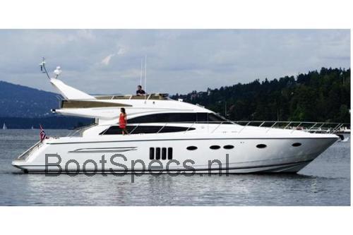 Princess 62 Flybridge specificaties
